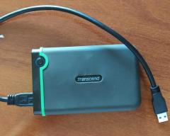 Transcend 1 TB Внешний накопитель, флешка USB Сотилади Ками бор