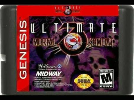 Игра  для приставки SEGA **Ultimate: Mortal Kombat 3**    Аукцион