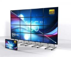 Профессиональный дизайн Видеостена 4*55″ LCD Samsung televizor