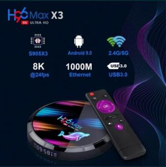 Smartbox H96MaxX3 4/32gb android.Youtube+Бепул Каналлар+Кинолар.мр