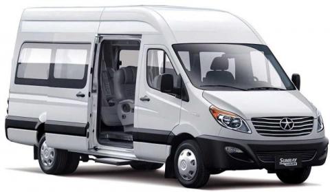 China Motorsdan JAC Sunray Minibus shoshiling