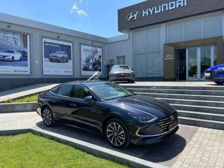 Hyundai Sonata Luxe 2022 OXFORD BLUE рассрочку без процента  В НАЛИЧИИ