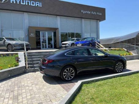 Hyundai Sonata Luxe 2022 OXFORD BLUE рассрочку без процента  В НАЛИЧИИ