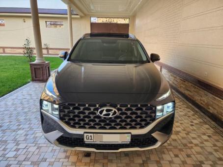 Hyundai Santa Fe 2021 Black 2.5L 7-Seater