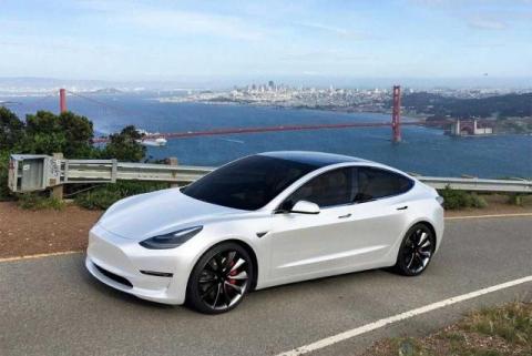 Tesla car_model 3 Performance