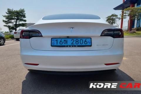 ​​Tesla car_model 3 long range 2021