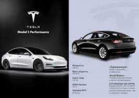 Tesla car_model 3 Perforamce