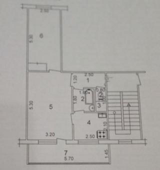 Продается 2 ком.квартира на ТТЗ-2