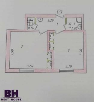 ID 160 Продается квартира метро С. Рахимова 2/3/4 35.500 у.е.