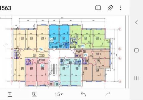 Продаётся коробка 1-ком новостройка  53.м2.в районе Массив Согдиана