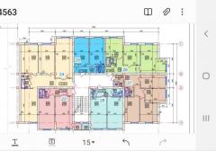 Продаётся коробка 1-ком новостройка 53.м2.в районе Массив Согдиана