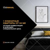 3комнатная квартира ЖК O'Z Mahal Собственный современный базар ипотека