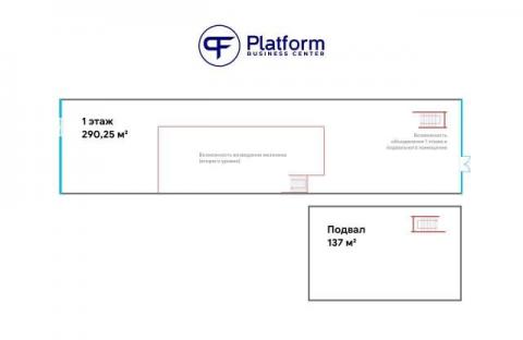 Аренда коммерческого помещения под ресторан | 427 кв.м. | БЦ Platform