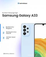 √KREDIT (18 OY) Samsung Galaxy A33 128GB 5G Rassrochkaga